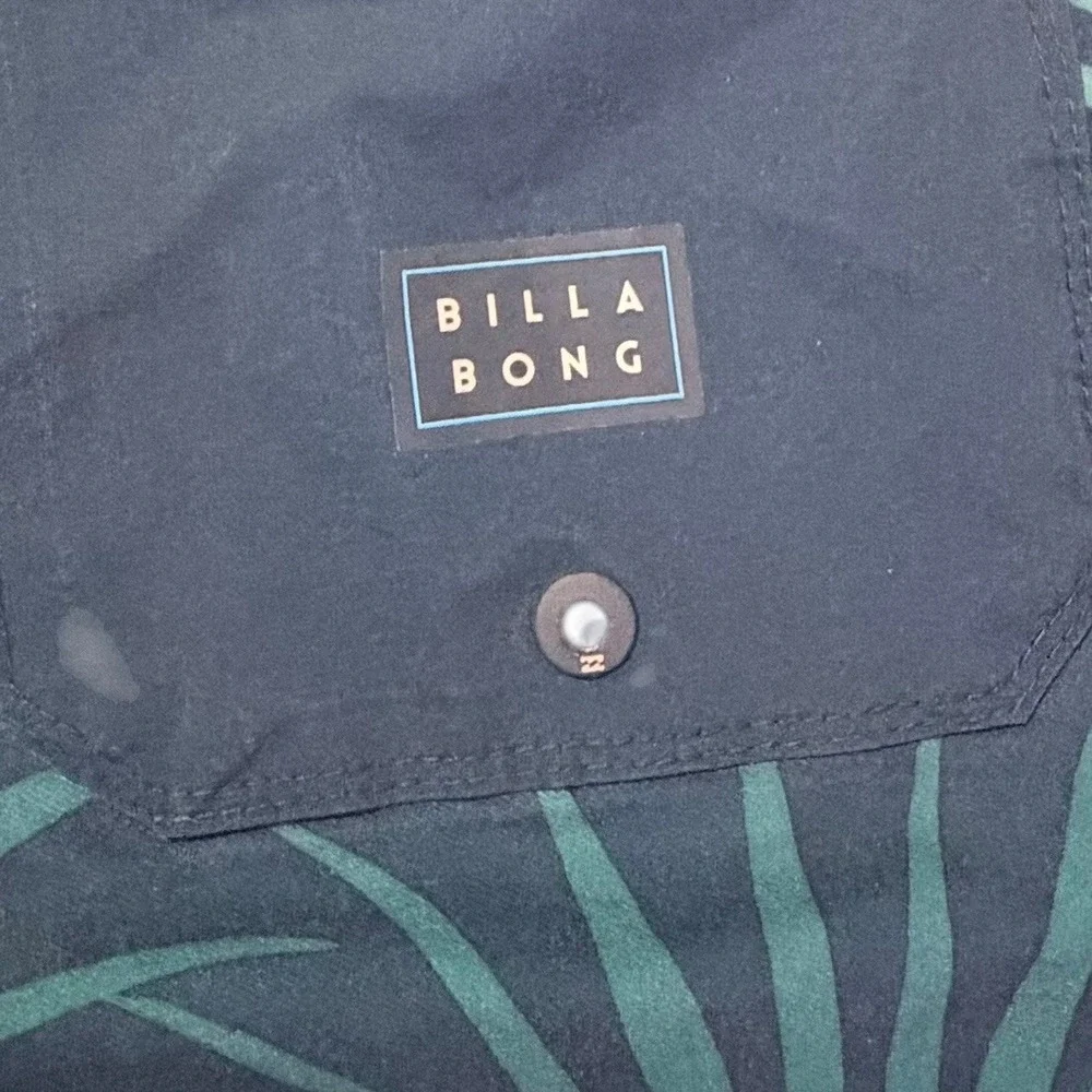 Billabong Airlite DBah Board Shorts Mens 36 Teal Floral Palm Print M103NBDB